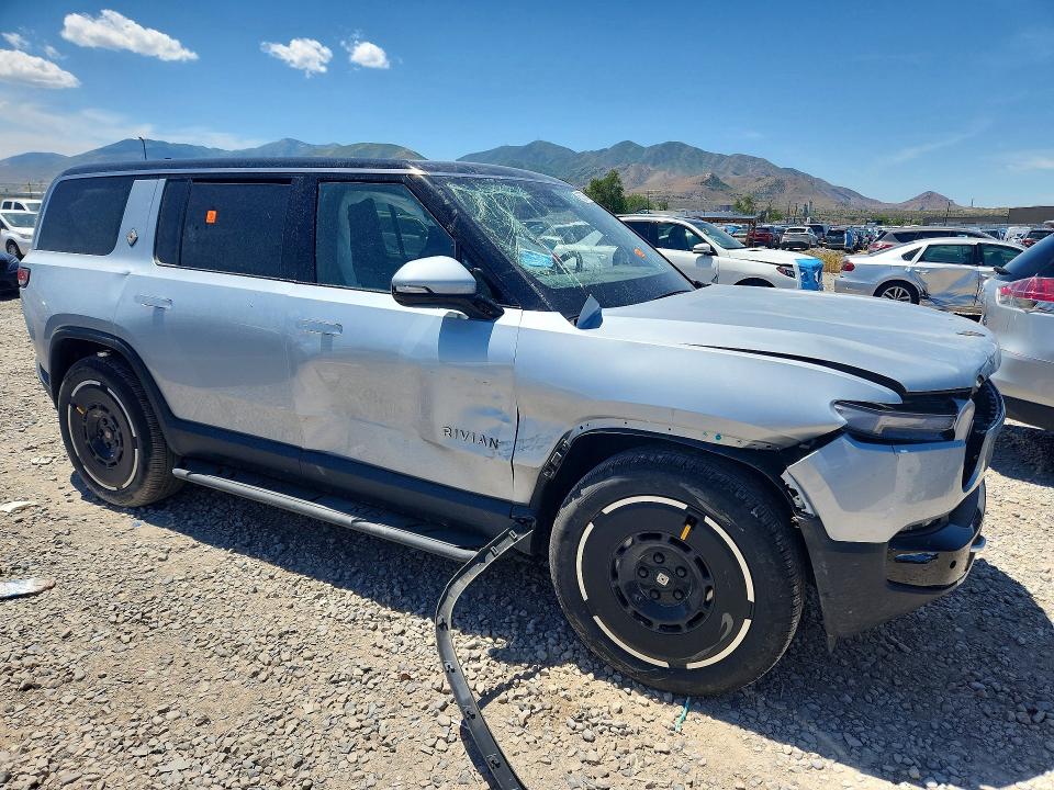 2025 Rivian VIN 7PDSGBBA0SN057187 COPART salvage auction — FRONT END, Ut - Salvage Certificate, sold $225 on 2026-07-31 (photo 4)