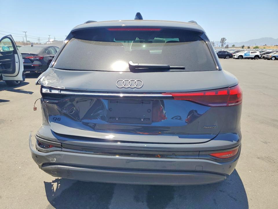 2025 Audi Q6 VIN WA124BGF8SA062840 COPART salvage auction — REAR END, Salvage Title, sold $25,500 on 2026-08-19 (photo 6)