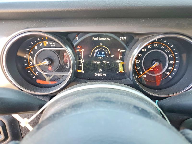 2021 Jeep Gladiator VIN 1C6HJTAGXML617835 COPART salvage auction — FRONT END, Pa - Certificate Of Salvage, sold $12,300 on 2026-07-02 (photo 9)