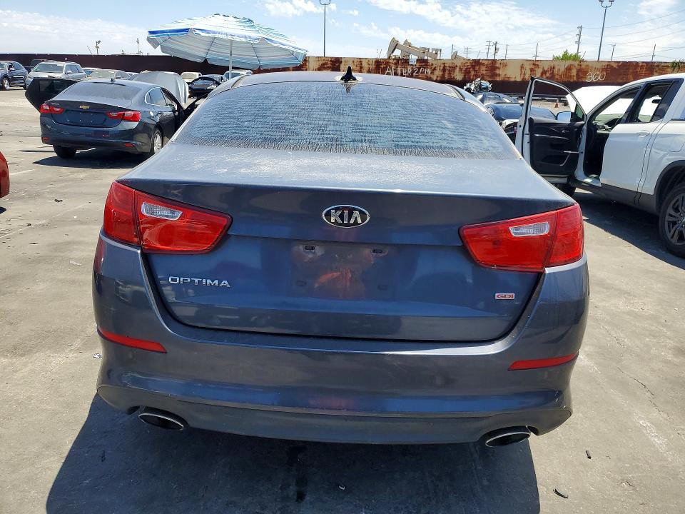 2015 Kia VIN KNAGM4A7XF5589850 COPART salvage auction — FRONT END, Ca - Salvage Certificate, sold $1,200 on 2026-07-15 (photo 6)