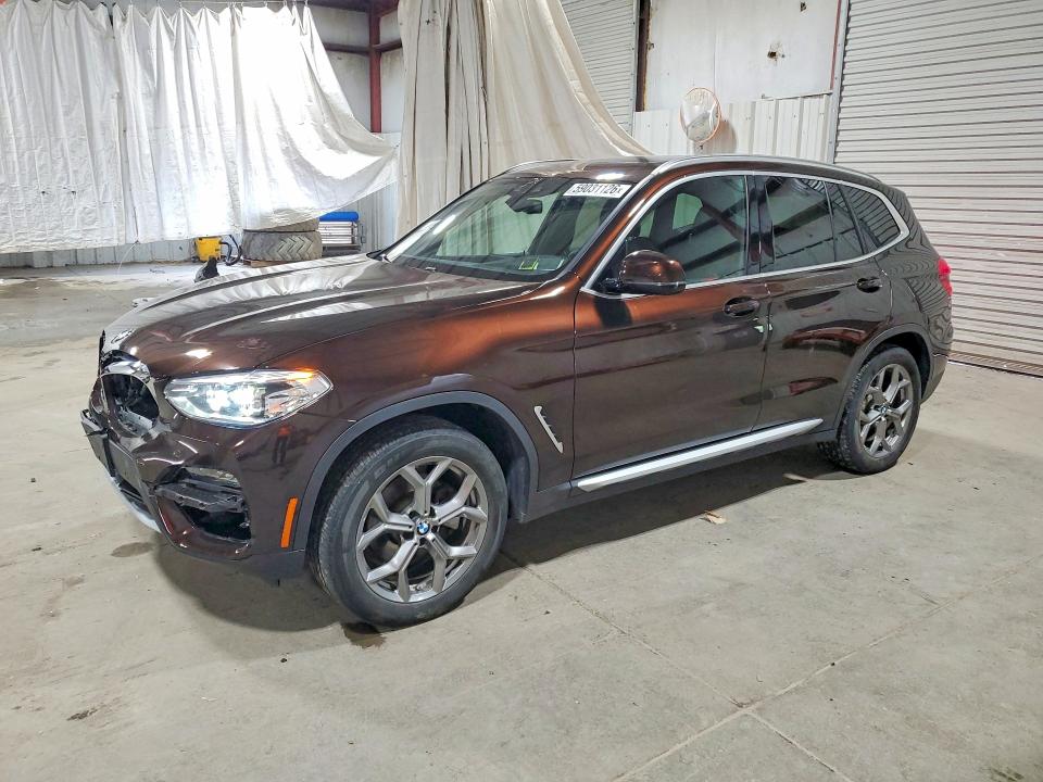 2020 BMW X3 VIN 5UXTY5C02LLT37088 COPART salvage auction — FRONT END, NY - MV-907A SALVAGE CERTIFICATE, sold $16,200 on 2026-07-06 (photo 1)