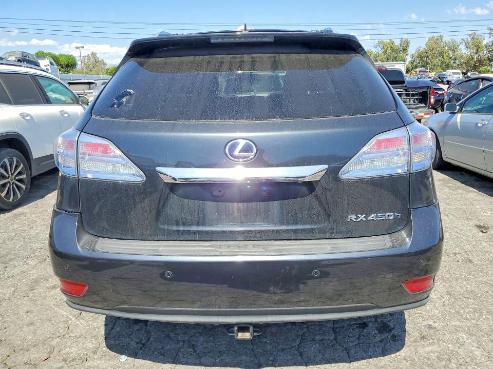 2011 Lexus Rx 450h VIN JTJBC1BA4B2037083 COPART salvage auction — MINOR DENT/SCRATCHES, CA - APP FOR DUP CLEAN OR AC, sold $2,600 on 2026-07-09 (photo 6)