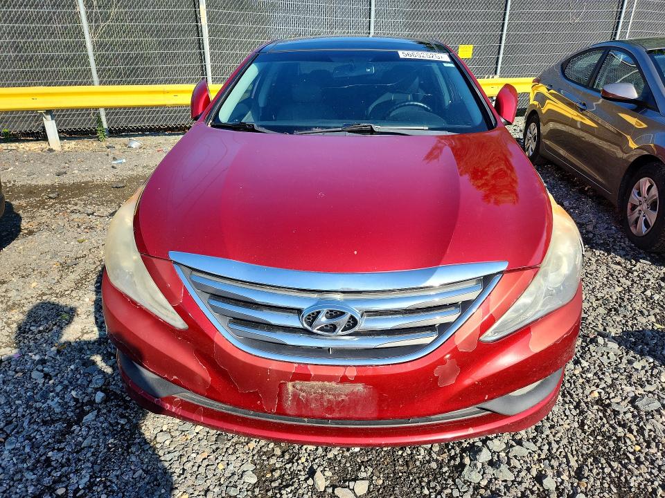 2014 Hyundai Sonata VIN 5NPEC4AC5EH885772 COPART salvage auction — FRONT END, Md - Cert Of Salvage > 75% Damage, sold $375 on 2026-07-07 (photo 5)