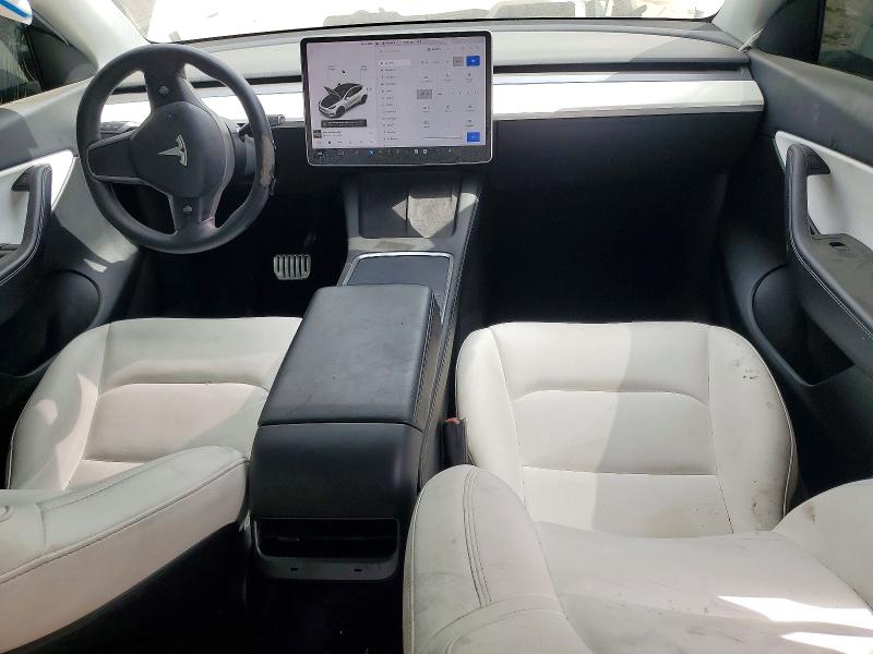2022 Tesla Model y VIN 7SAYGDEE1NF355362 COPART salvage auction — FRONT END, Ca - Salvage Certificate, sold $9,500 on 2026-07-27 (photo 8)