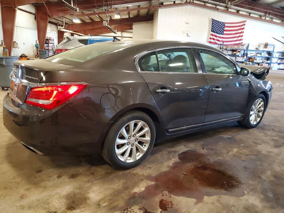 2014 Buick Lacrosse VIN 1G4GB5G39EF166989 COPART salvage auction — FRONT END, Mi - Certificate Of Title, sold $825 on 2026-07-10 (photo 3)