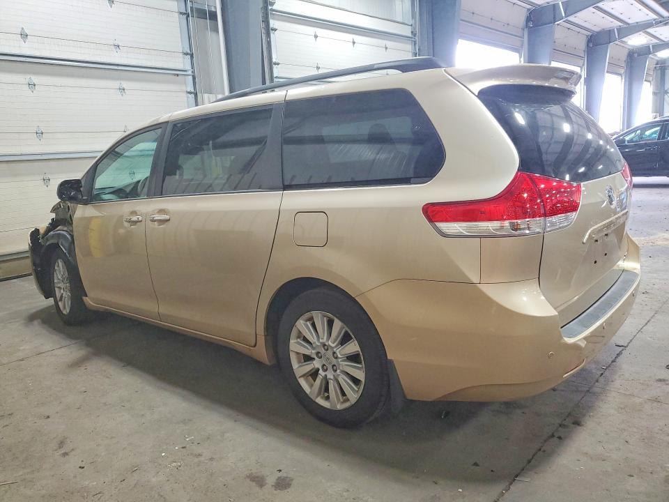 2013 Toyota Sienna VIN 5TDDK3DC0DS066505 COPART salvage auction — FRONT END, Mn - Cert Of Title-Salvage, sold $4,250 on 2026-07-16 (photo 2)