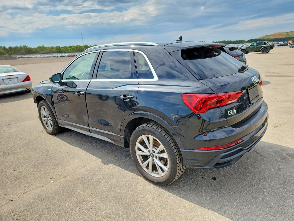 2021 Audi Q3 VIN WA1DECF31M1080652 COPART salvage auction — FRONT END, Ny - Mv-907A Salvage Certificate, sold $6,500 on 2026-07-20 (photo 2)