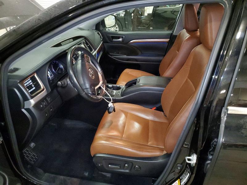 2018 Toyota Highlander VIN 5TDDZRFH0JS812714 COPART salvage auction — HAIL, Mn - Cert Of Title-Salvage, sold $14,100 on 2026-07-13 (photo 7)