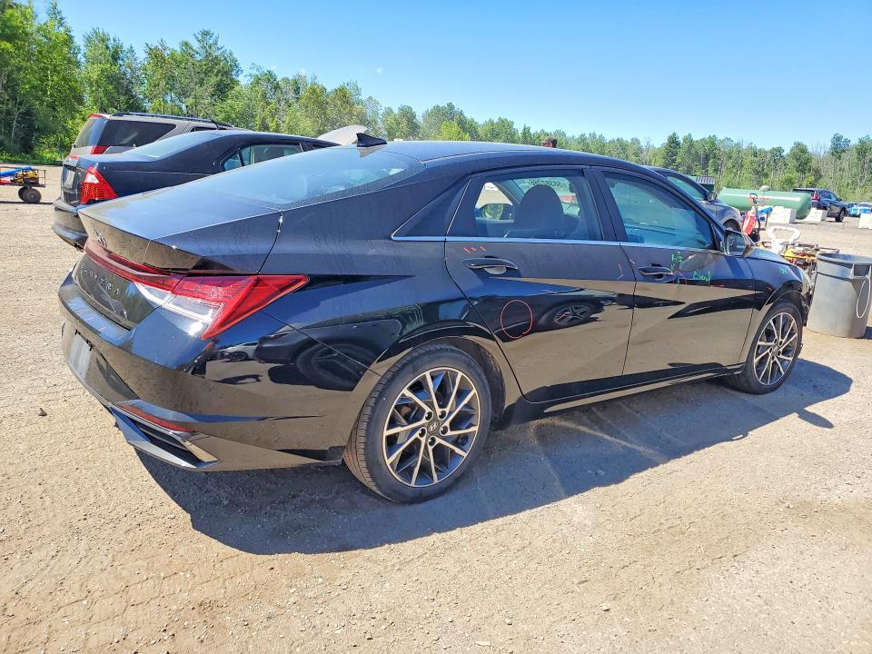 2021 Hyundai Elantra VIN KMHLN4AG3MU116157 COPART salvage auction — FRONT END, On - Permit Salvage, sold $625 on 2026-07-16 (photo 3)