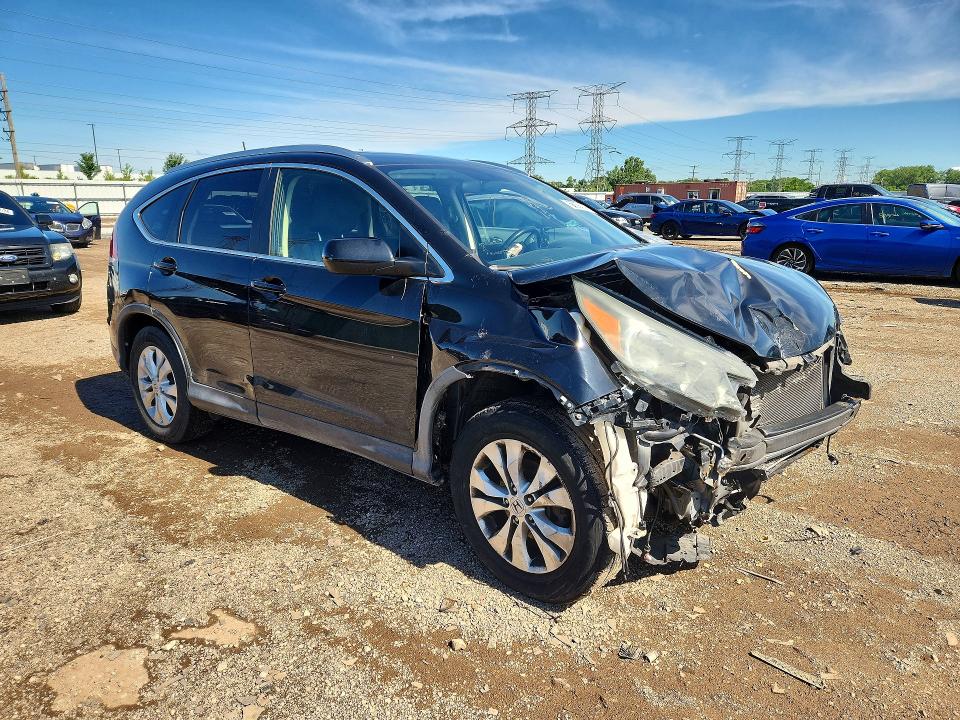 2012 Honda VIN JHLRM4H7XCC016829 COPART salvage auction — FRONT END, Il - Salvage Certificate, sold $1,200 on 2026-07-30 (photo 4)