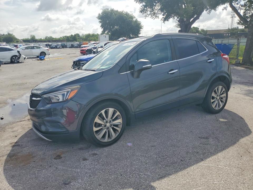 2017 Buick Encore VIN KL4CJASBXHB119697 COPART salvage auction — FRONT END, Fl - Cert Of Title Slvg Rebuildable, sold $500 on 2026-07-28 (photo 1)