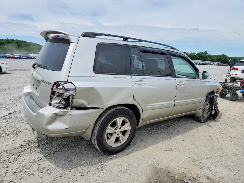 2006 Toyota Highlander VIN JTEGP21A160121248 COPART salvage auction — FRONT END, Nc - Salvage Certificate Of Title, sold $450 on 2026-07-29 (photo 3)