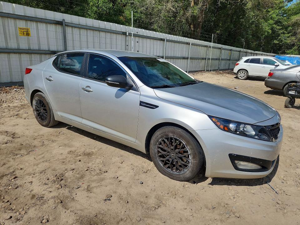 2013 Kia Optima VIN KNAGM4A74D5335869 COPART salvage auction — FRONT END, Fl - Cert Of Title Slvg Rebuildable, sold $400 on 2026-07-10 (photo 4)