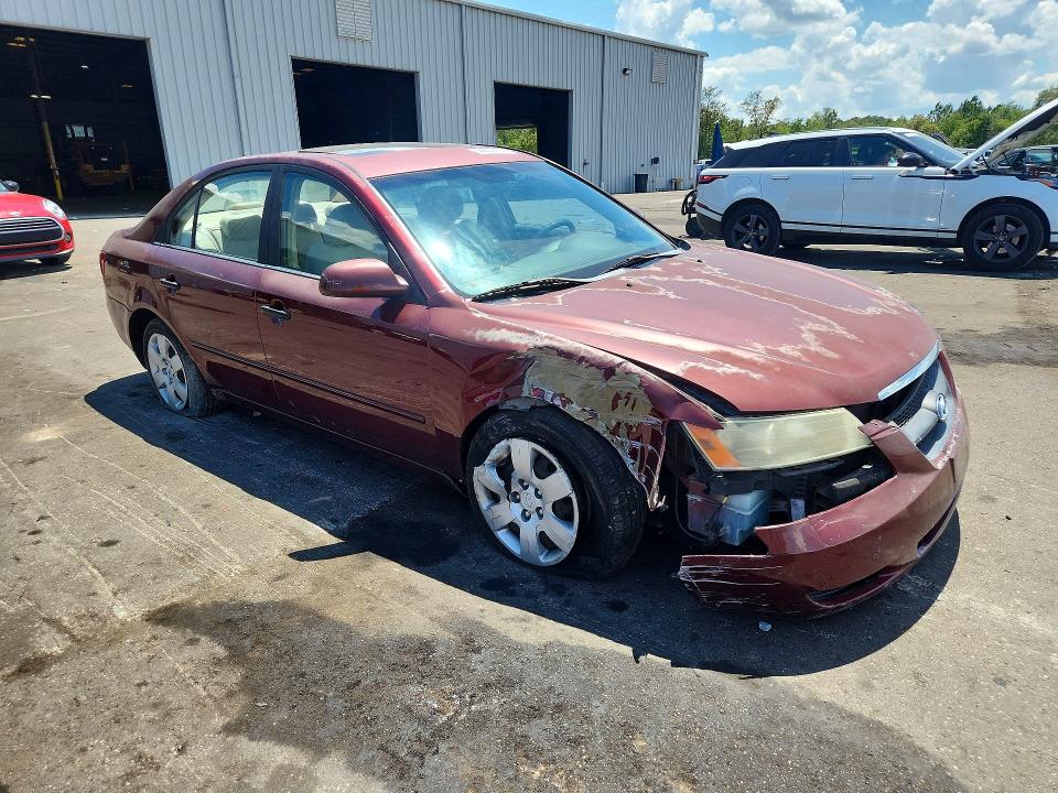 2008 Hyundai Sonata VIN 5NPET46C88H321420 COPART salvage auction — FRONT END, Fl - Cert Of Title Slvg Rebuildable, sold $275 on 2026-07-06 (photo 4)