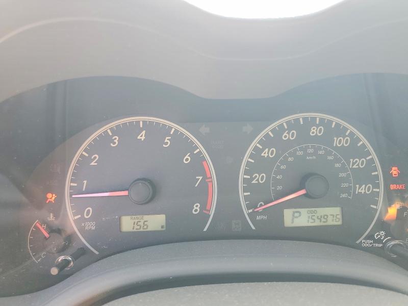 2009 Toyota Corolla VIN JTDBL40E499085386 COPART salvage auction — FRONT END, Tx - Salvage Vehicle Title, sold $100 on 2026-07-27 (photo 9)