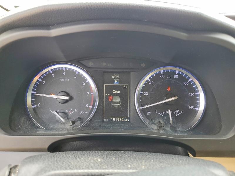 2014 Toyota Highlander VIN 5TDKKRFH6ES020715 COPART salvage auction — REAR END, Tx - Salvage Vehicle Title, sold $5,800 on 2026-07-31 (photo 9)