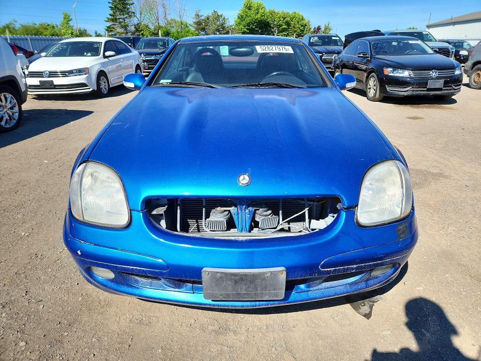 2002 Mercedes-benz Slk-class VIN WDBKK65F22F256075 COPART salvage auction — REAR END, ON - PERMIT SALVAGE, sold $575 on 2026-07-09 (photo 5)