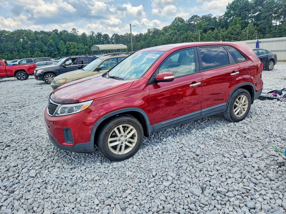 2014 Kia Sorento VIN 5XYKT3A67EG534313 COPART salvage auction — SIDE, GA - CERT OF TITLE-SALVAGE, sold $350 on 2026-07-30 (photo 1)
