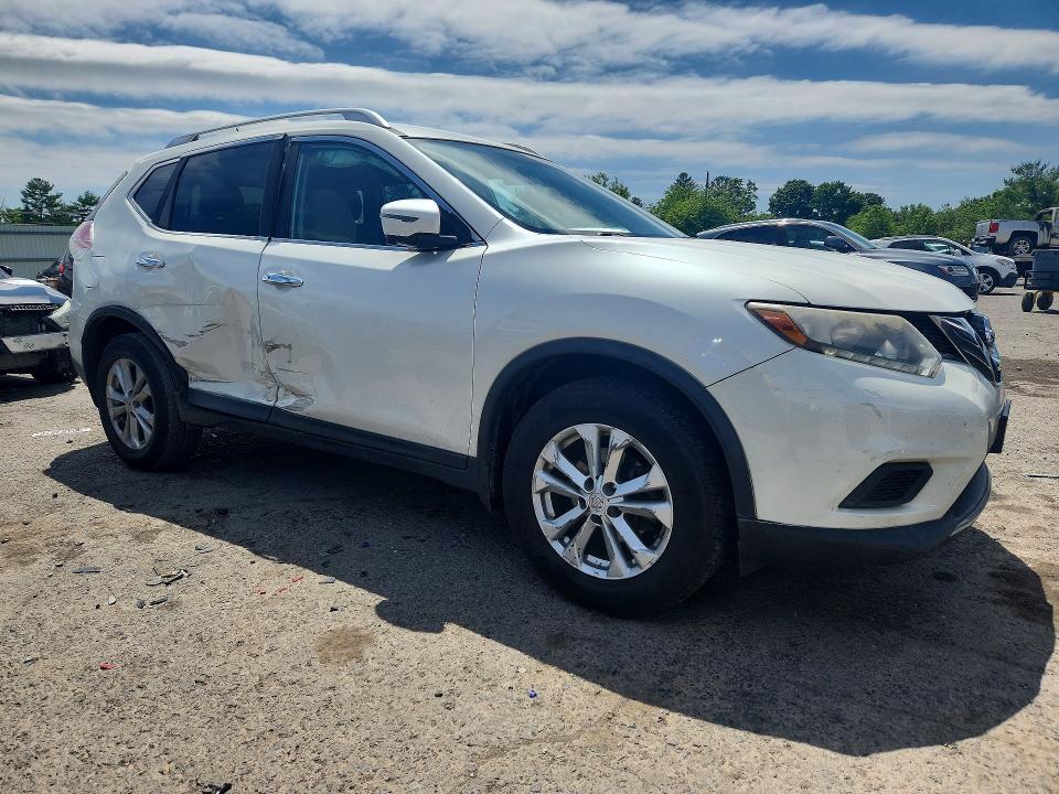2016 Nissan Rogue VIN KNMAT2MV5GP623998 COPART salvage auction — SIDE, Pa - Certificate Of Salvage, sold $950 on 2026-07-14 (photo 4)