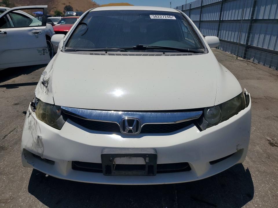 2009 Honda Civic VIN 19XFA16599E050660 COPART salvage auction — FRONT END, Ca - Salvage Certificate, sold $1,300 on 2026-07-02 (photo 5)