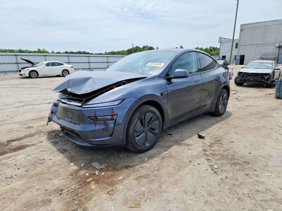 2026 Tesla Model y VIN 7SAYGDED1TA433303 COPART salvage auction — FRONT END, Va - Cert Of Title - Salvage, sold $13,900 on 2026-07-29 (photo 1)