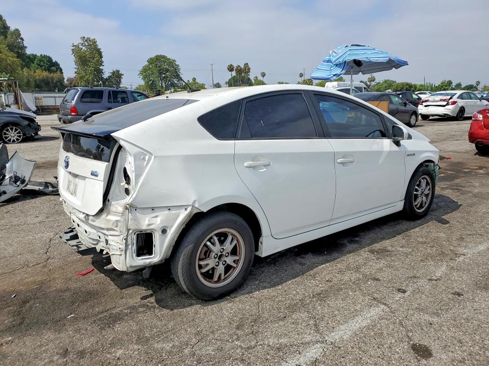 2010 Toyota Prius VIN JTDKN3DU2A0178163 COPART salvage auction — REAR END, Ca - Salvage Certificate, sold $950 on 2026-07-28 (photo 3)