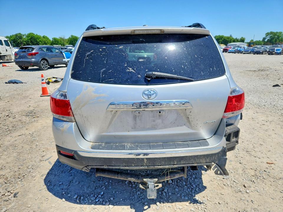 2012 Toyota Highlander VIN 5TDBK3EH8CS148014 COPART salvage auction — FRONT END, Oh - Cert Of Title-Salvage, sold $2,500 on 2026-07-17 (photo 6)
