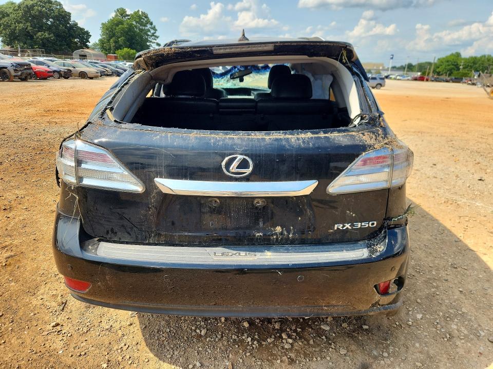 2012 Lexus Rx VIN 2T2ZK1BA3CC079859 COPART salvage auction — REAR END, Tn - Salvage Certificate, sold $1,550 on 2026-07-22 (photo 6)