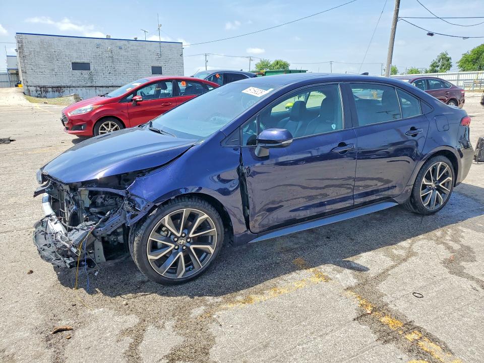 2020 Toyota Corolla VIN 5YFT4RCE8LP031441 COPART salvage auction — FRONT END, Il - Salvage Certificate, sold $250 on 2026-07-29 (photo 1)