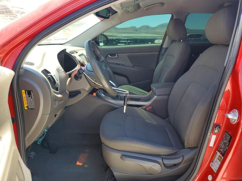 2012 Kia Sportage VIN KNDPB3A27C7306943 COPART salvage auction — SIDE, Nv - Salvage Title, sold $925 on 2026-07-06 (photo 7)