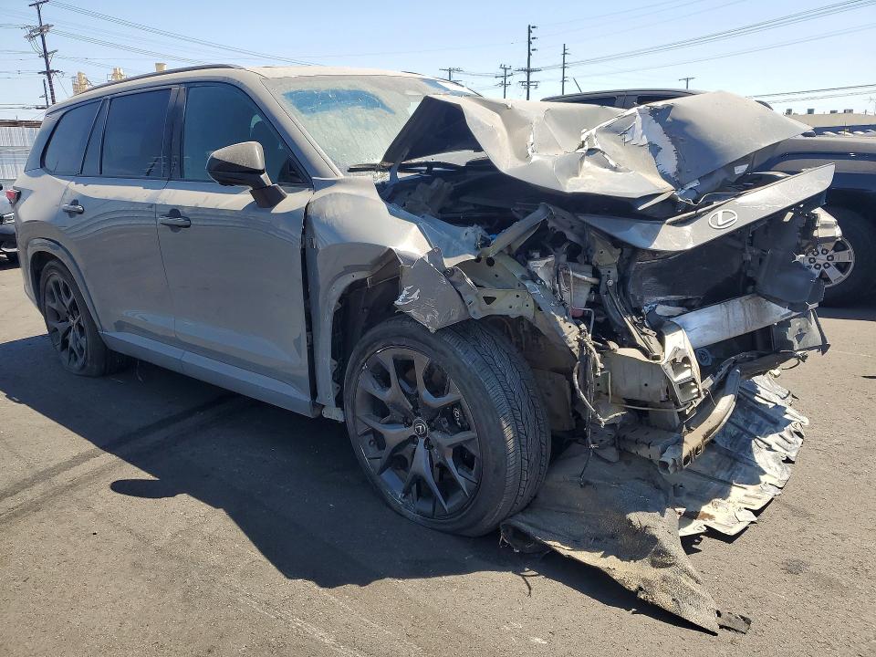 2024 Lexus Tx VIN 5TDABAB61RS000203 COPART salvage auction — FRONT END, Ca - Salvage Certificate (P), sold $18,100 on 2026-07-13 (photo 4)