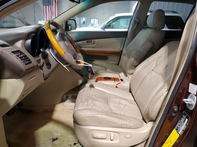 2008 Lexus Rx 350 VIN JTJHK31U482034889 COPART salvage auction — MECHANICAL, Ma - Non Public Clean Title, sold $1,900 on 2026-07-09 (photo 7)