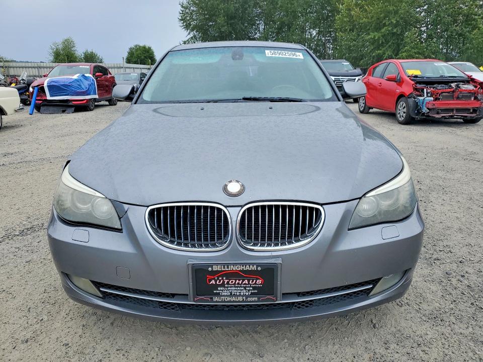 2008 BMW 5 series VIN WBANW13578CZ84451 COPART salvage auction — FRONT END, Wa - Cert Of Ownership-Rebuilt (P), sold $325 on 2026-07-27 (photo 5)