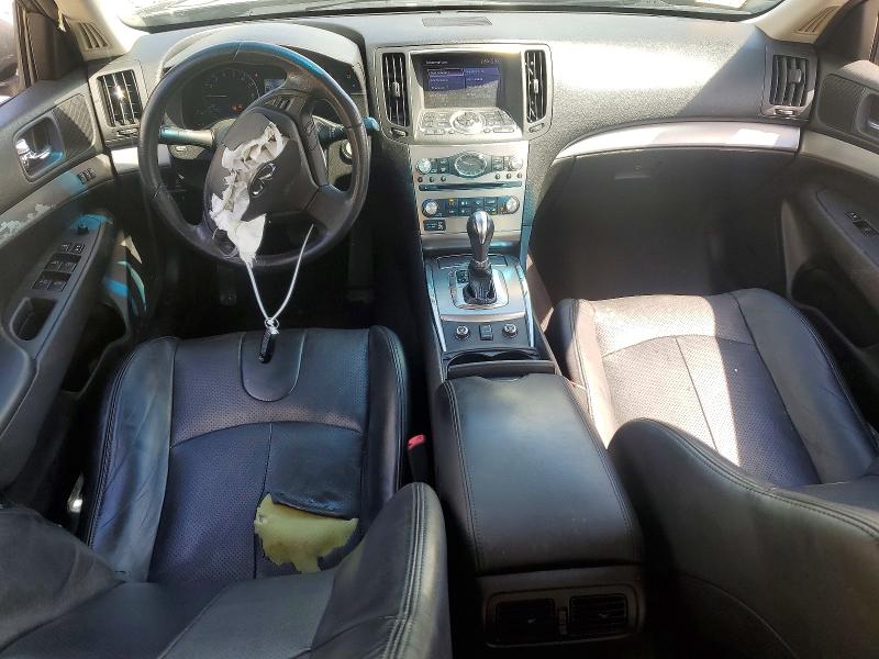 2013 Infiniti VIN JN1CV6AR5DM760943 COPART salvage auction — FRONT END, Ma - Cert Of Title-Reconstrctd Coll, sold $725 on 2026-07-08 (photo 8)