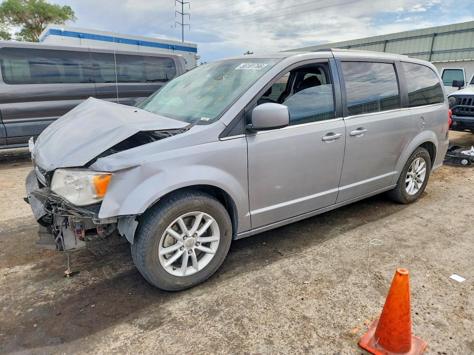 2018 Dodge Caravan VIN 2C4RDGCG5JR253528 COPART salvage auction — FRONT END, Nm - Cert Of Title-Salvage, sold $1,300 on 2026-07-23 (photo 1)