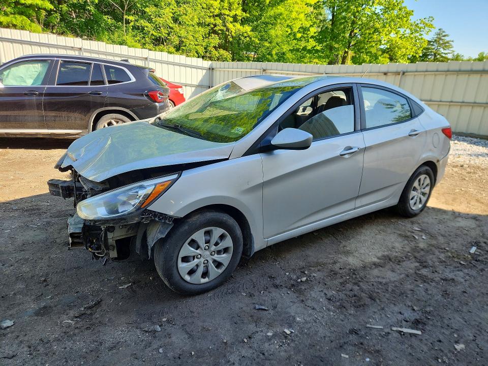 2016 Hyundai Accent VIN KMHCT4AE8GU968352 COPART salvage auction — FRONT END, Vt - Cert Of Title-Salvage Vehicle, sold $175 on 2026-07-13 (photo 1)