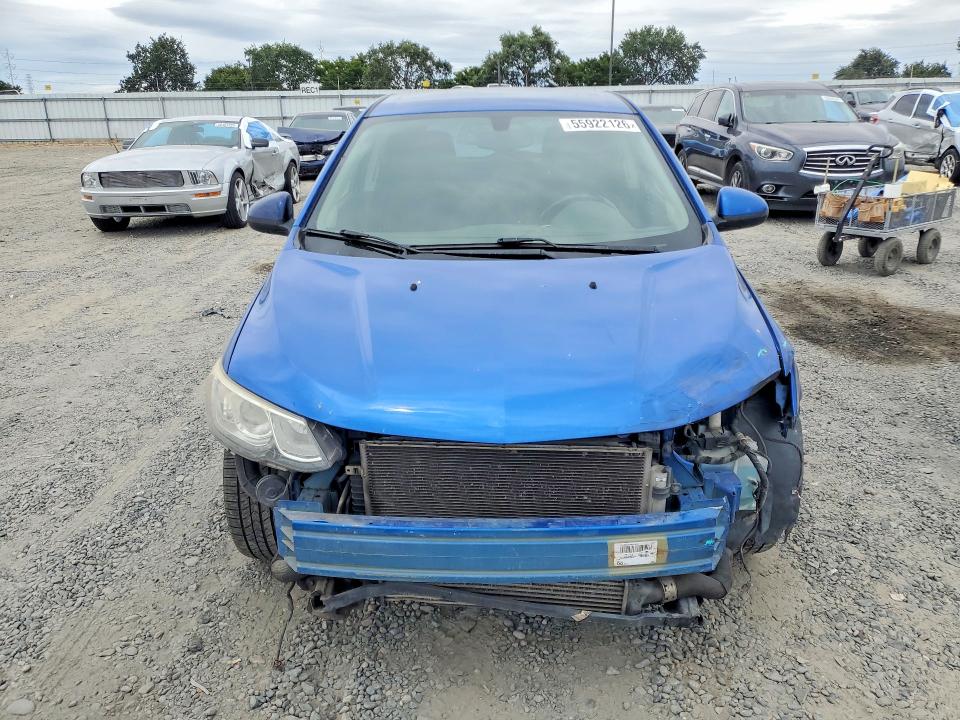 2017 Chevrolet SONIC VIN 1G1JD6SB3H4135528 COPART salvage auction — FRONT END, Ca - Salvage Certificate, sold $525 on 2026-07-09 (photo 5)