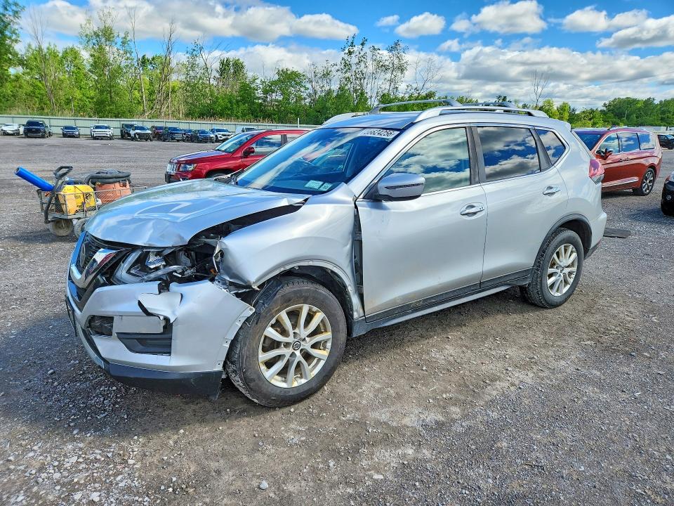 2019 Nissan Rogue VIN KNMAT2MV5KP540824 COPART salvage auction — FRONT END, Ny - Mv-907A Salvage Certificate, sold $1,550 on 2026-07-13 (photo 1)