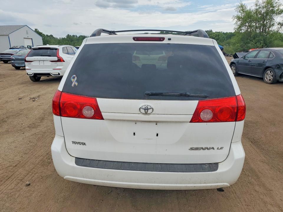 2010 Toyota Sienna VIN 5TDKK4CC0AS291615 COPART salvage auction — FRONT END, Oh - Cert Of Title-Rebuilt Salvage, sold $1,650 on 2026-07-08 (photo 6)