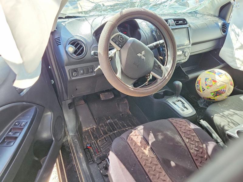 2024 Mitsubishi Mirage VIN ML32FUFJ5RHF11349 COPART salvage auction — ROLLOVER, Va - Cert Of Title - Salvage, sold $125 on 2026-07-21 (photo 8)