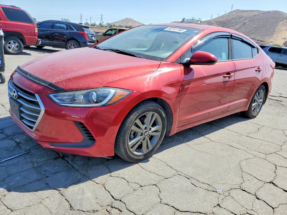 2017 Hyundai Elantra VIN KMHD74LFXHU304084 COPART salvage auction — MINOR DENT/SCRATCHES, Ca - Dis/Dlr/Exp Only Clean Title, sold $1,350 on 2026-07-06 (photo 1)