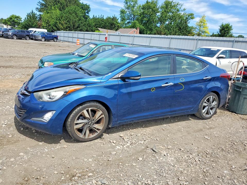 2016 Hyundai VIN KMHDH4AE3GU620576 COPART salvage auction — FRONT END, Md - Cert Of Salvage > 75% Damage, sold $2,050 on 2026-07-27 (photo 1)