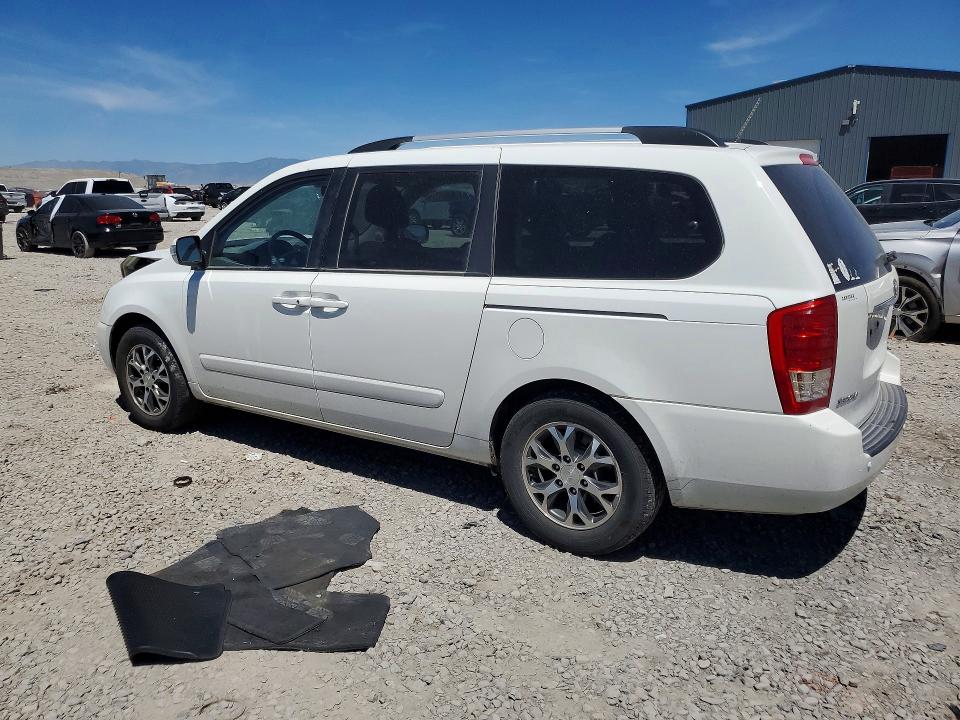 2014 Kia SEDONA VIN KNDMG4C75E6546889 COPART salvage auction — FRONT END, Ut - Salvage Certificate, sold $1,100 on 2026-07-31 (photo 2)