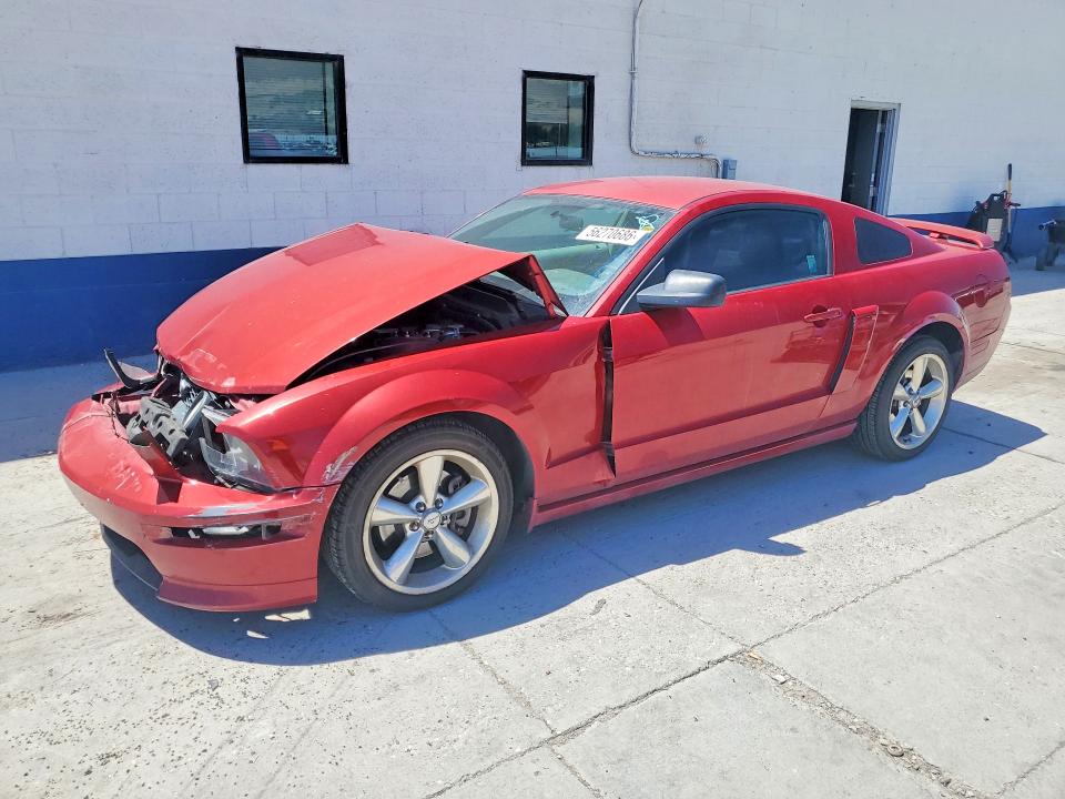 2008 Ford Mustang VIN 1ZVHT82H085187229 COPART salvage auction — FRONT END, Ut - Salvage Certificate, sold $875 on 2026-07-27 (photo 1)
