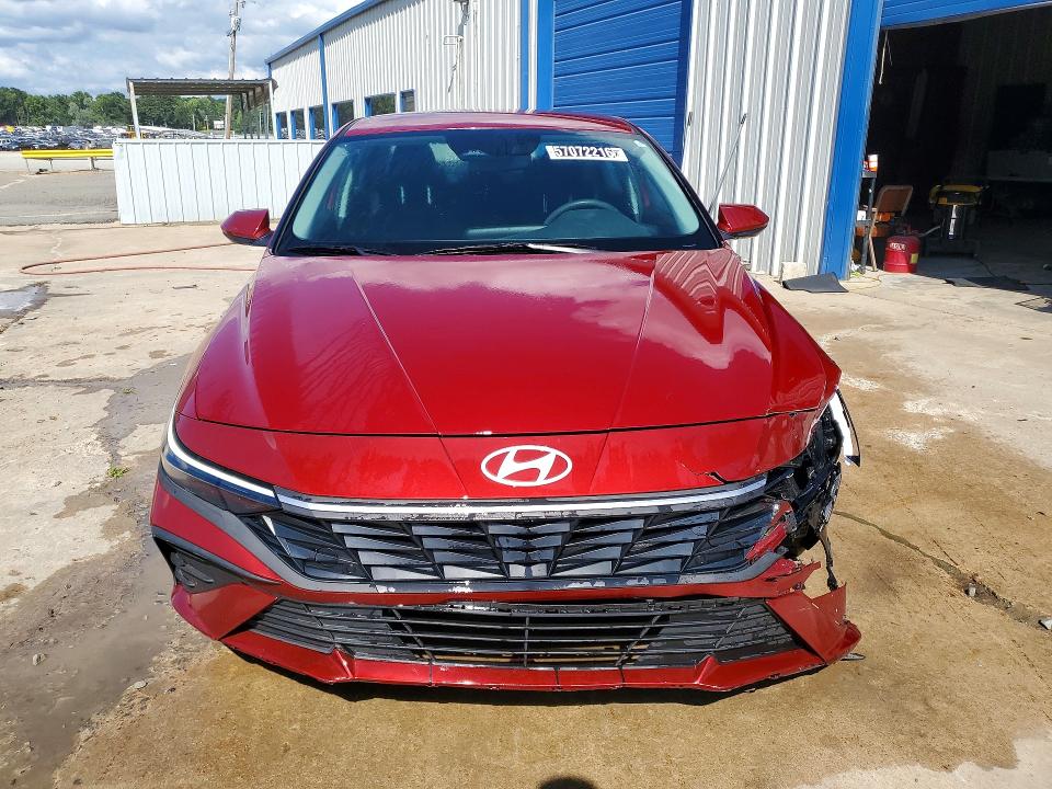 2025 Hyundai Elantra VIN KMHLL4DG9SU952778 COPART salvage auction — FRONT END, Ar - Certificate Of Title, sold $6,000 on 2026-07-02 (photo 5)
