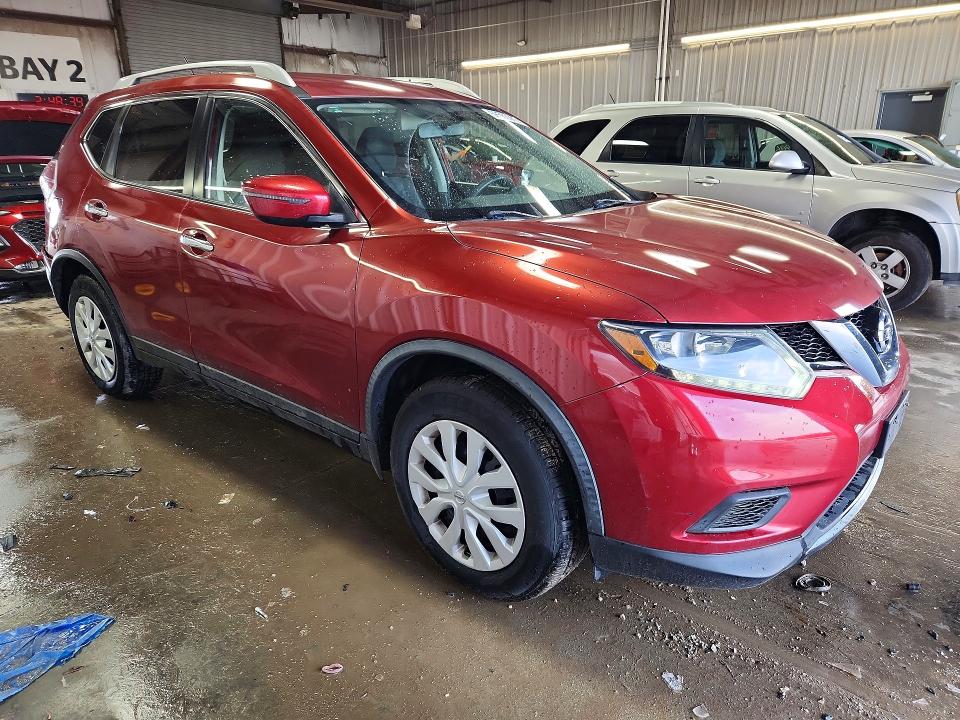 2016 Nissan Rogue VIN JN8AT2MT2GW026882 COPART salvage auction — REAR END, IL - SALVAGE CERTIFICATE, sold $1,600 on 2026-07-30 (photo 4)