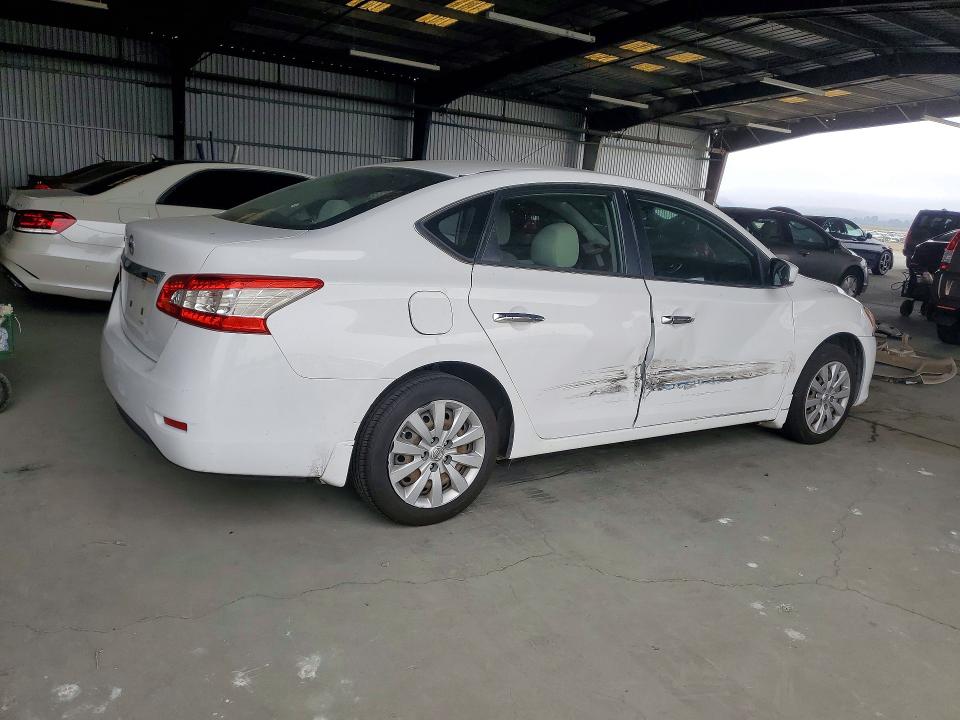 2015 Nissan Sentra VIN 3N1AB7AP6FY350513 COPART salvage auction — SIDE, Ca - Salvage Certificate, sold $2,000 on 2026-07-02 (photo 3)