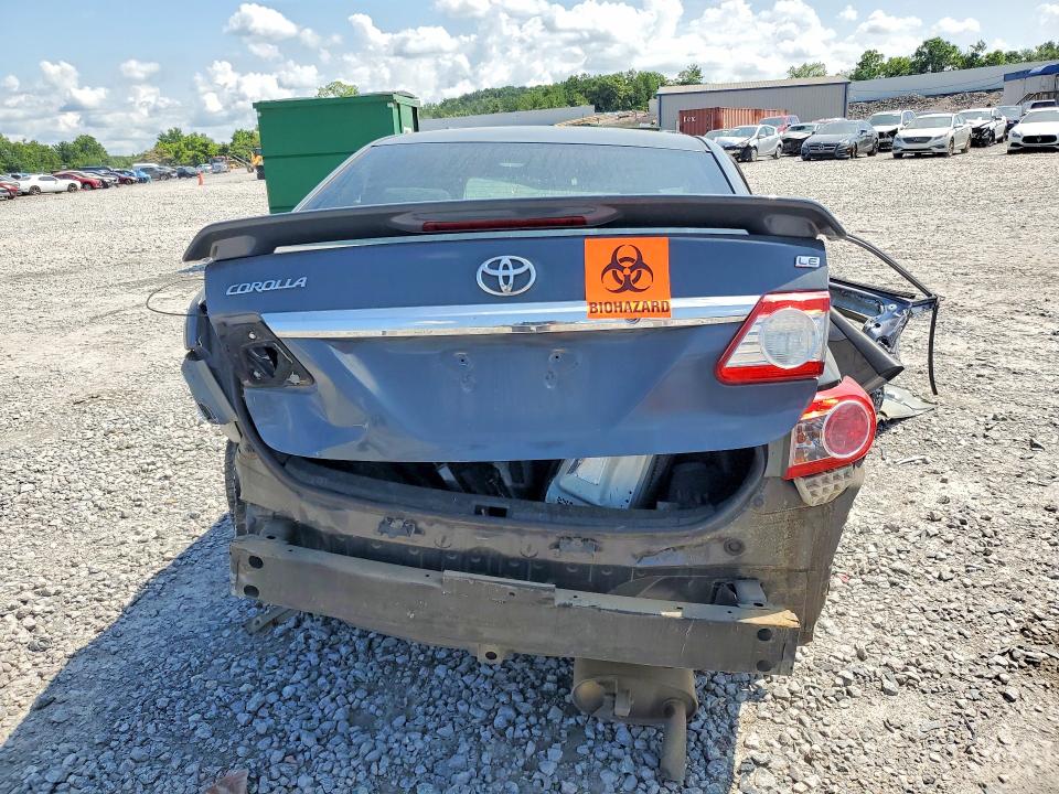 2012 Toyota Corolla VIN 5YFBU4EE3CP010587 COPART salvage auction — ALL OVER, Al - Cert Of Title-Salvage Title, sold $425 on 2026-07-14 (photo 6)