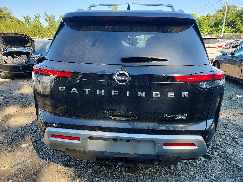 2023 Nissan Pathfinder VIN 5N1DR3DK6PC241635 COPART salvage auction — FRONT END, Md - Cert Of Salvage > 75% Damage, sold $5,700 on 2026-07-31 (photo 6)
