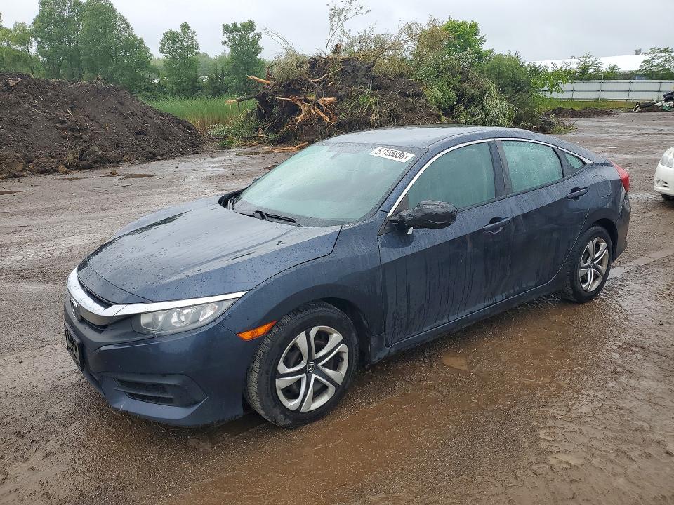 2017 Honda VIN 19XFC2F53HE006250 COPART salvage auction — HAIL, OH - CERT OF TITLE-SALVAGE, sold $3,500 on 2026-07-02 (photo 1)